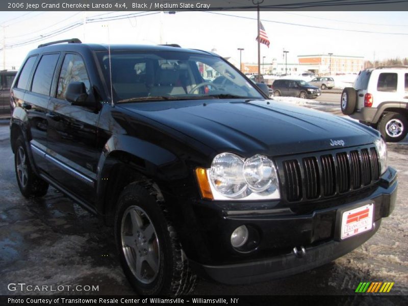 Black / Medium Slate Gray 2006 Jeep Grand Cherokee Laredo 4x4