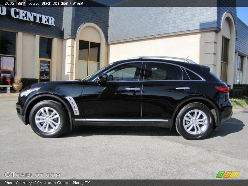 Black Obsidian / Wheat 2009 Infiniti FX 35