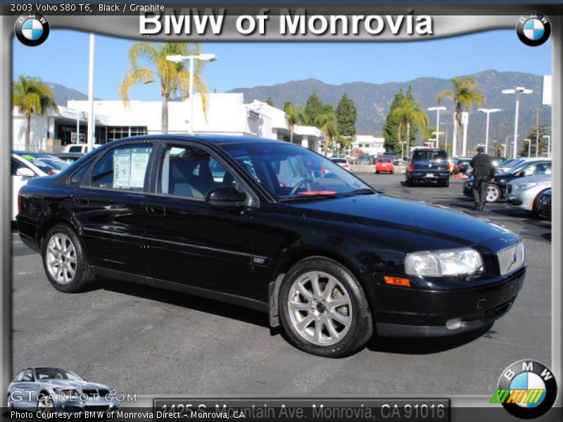 Black / Graphite 2003 Volvo S80 T6