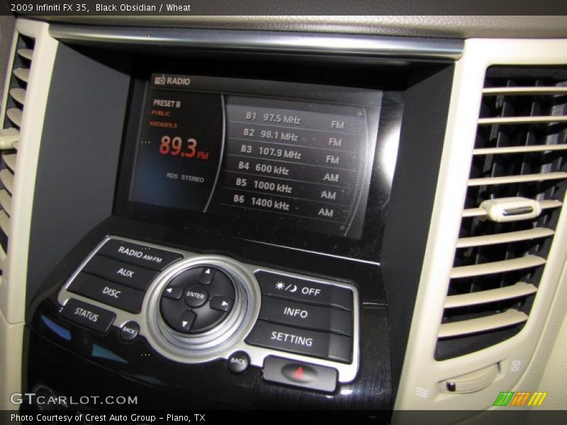 Black Obsidian / Wheat 2009 Infiniti FX 35