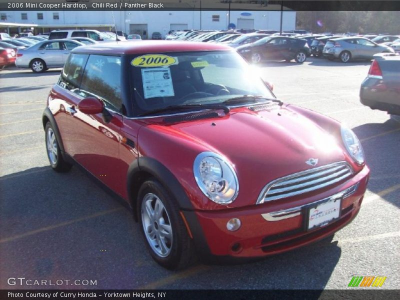 Chili Red / Panther Black 2006 Mini Cooper Hardtop