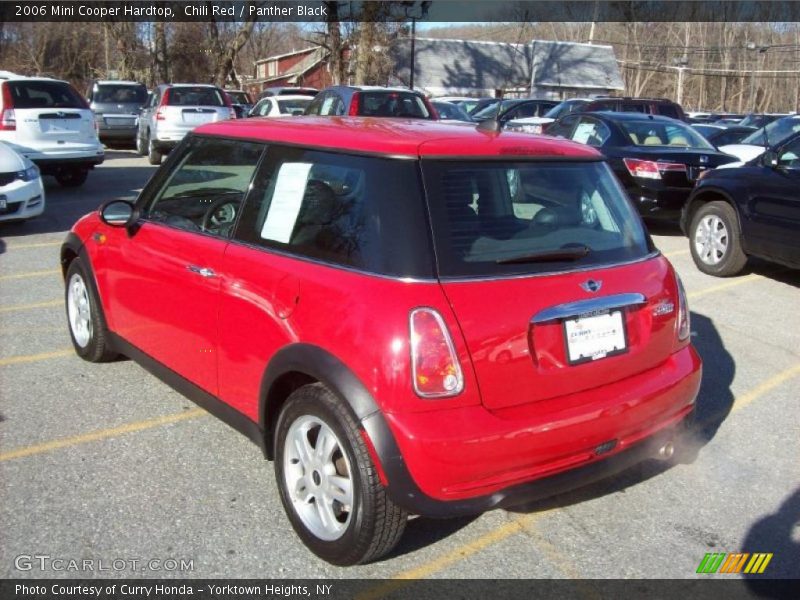 Chili Red / Panther Black 2006 Mini Cooper Hardtop