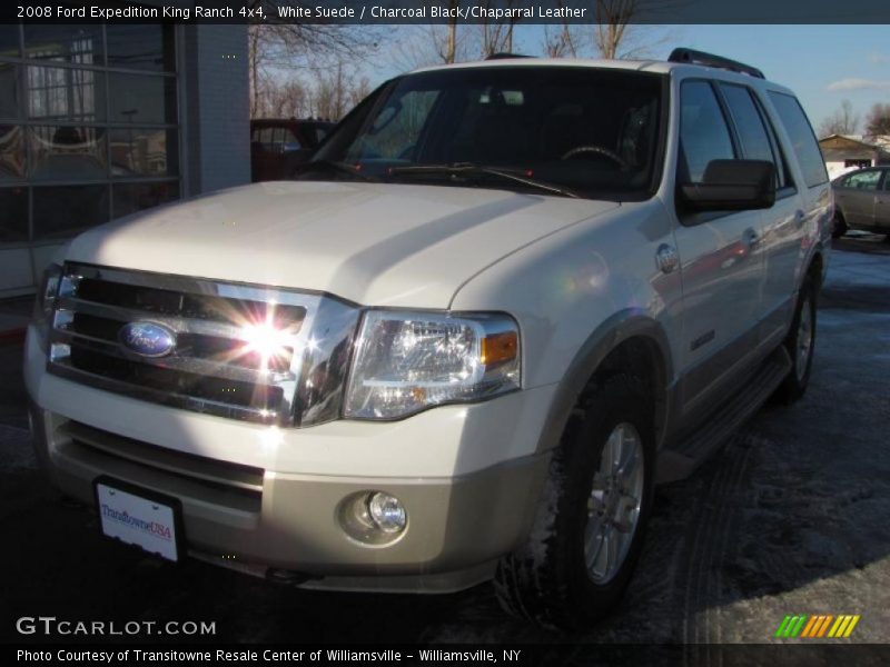 White Suede / Charcoal Black/Chaparral Leather 2008 Ford Expedition King Ranch 4x4