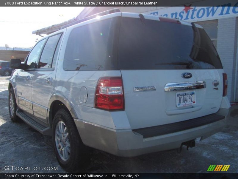 White Suede / Charcoal Black/Chaparral Leather 2008 Ford Expedition King Ranch 4x4