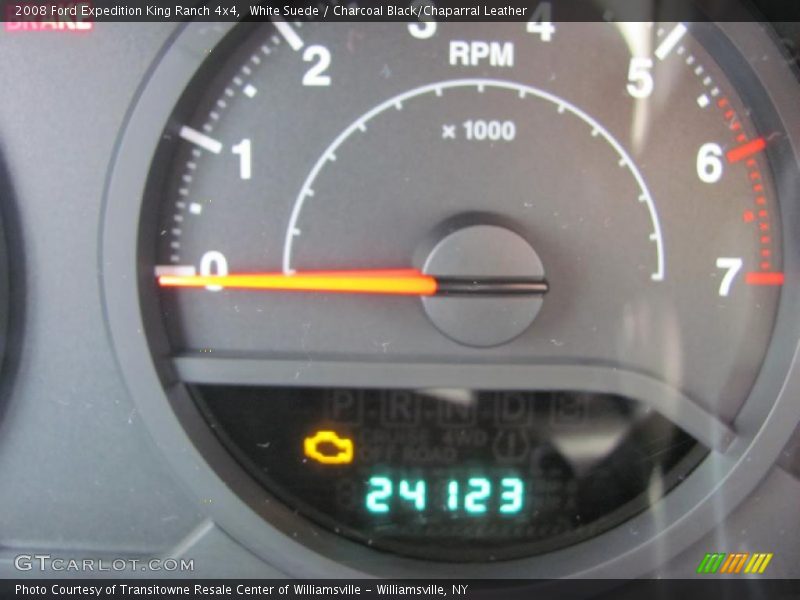 White Suede / Charcoal Black/Chaparral Leather 2008 Ford Expedition King Ranch 4x4