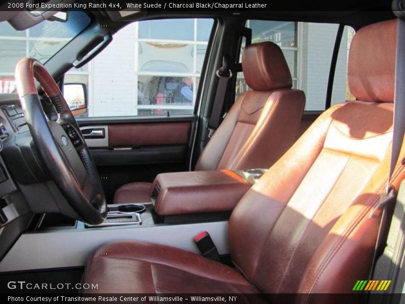 White Suede / Charcoal Black/Chaparral Leather 2008 Ford Expedition King Ranch 4x4