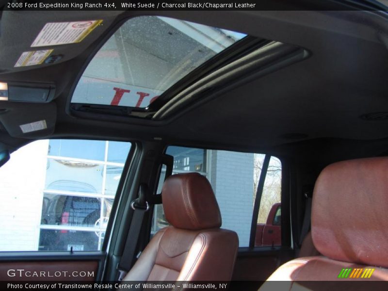 White Suede / Charcoal Black/Chaparral Leather 2008 Ford Expedition King Ranch 4x4