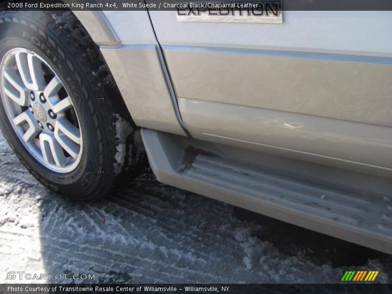 White Suede / Charcoal Black/Chaparral Leather 2008 Ford Expedition King Ranch 4x4