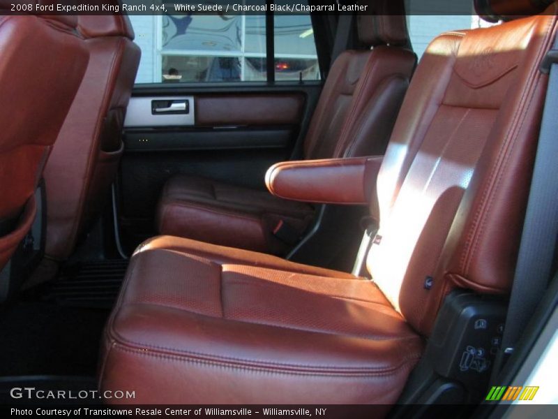 White Suede / Charcoal Black/Chaparral Leather 2008 Ford Expedition King Ranch 4x4