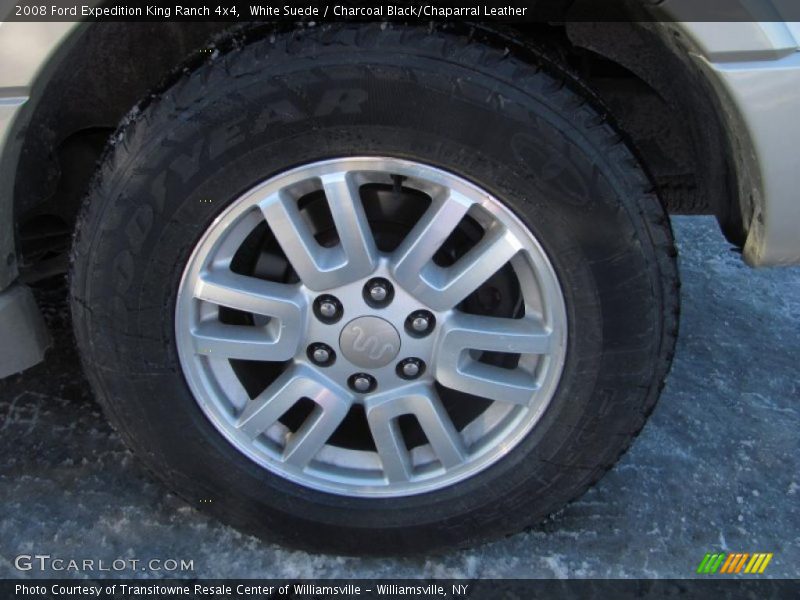 White Suede / Charcoal Black/Chaparral Leather 2008 Ford Expedition King Ranch 4x4