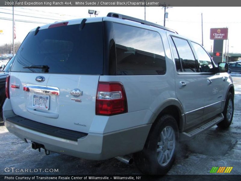 White Suede / Charcoal Black/Chaparral Leather 2008 Ford Expedition King Ranch 4x4