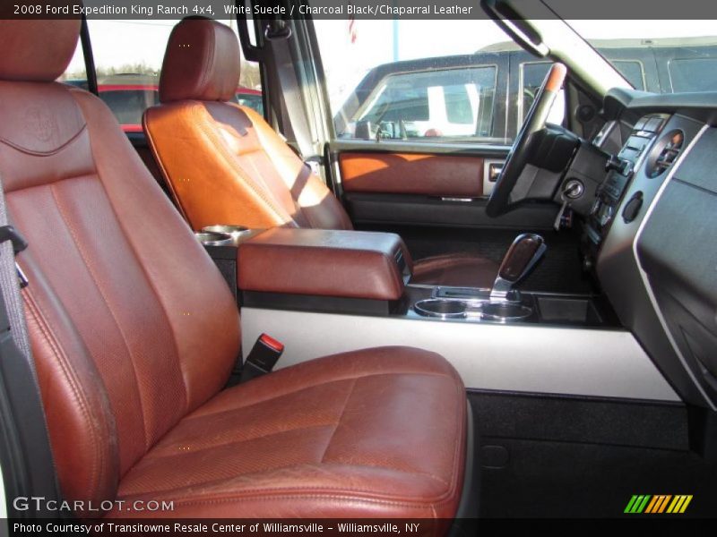 White Suede / Charcoal Black/Chaparral Leather 2008 Ford Expedition King Ranch 4x4