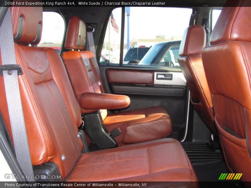 White Suede / Charcoal Black/Chaparral Leather 2008 Ford Expedition King Ranch 4x4
