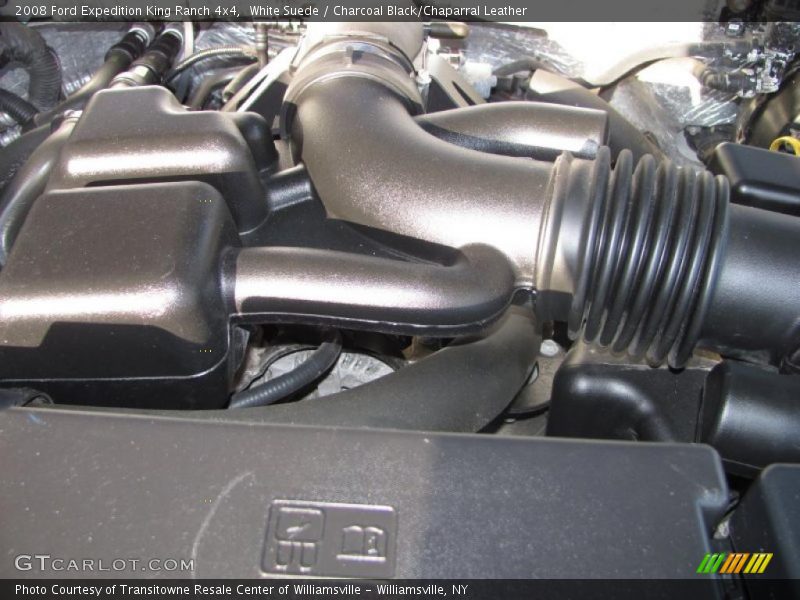 White Suede / Charcoal Black/Chaparral Leather 2008 Ford Expedition King Ranch 4x4