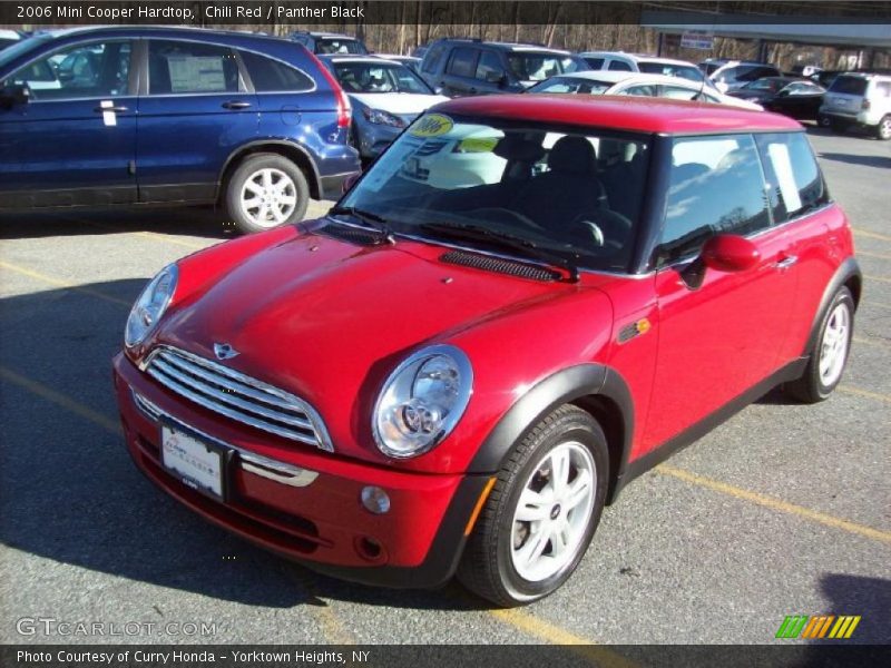 Chili Red / Panther Black 2006 Mini Cooper Hardtop