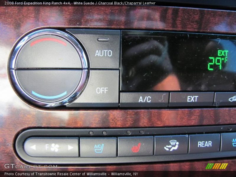 White Suede / Charcoal Black/Chaparral Leather 2008 Ford Expedition King Ranch 4x4