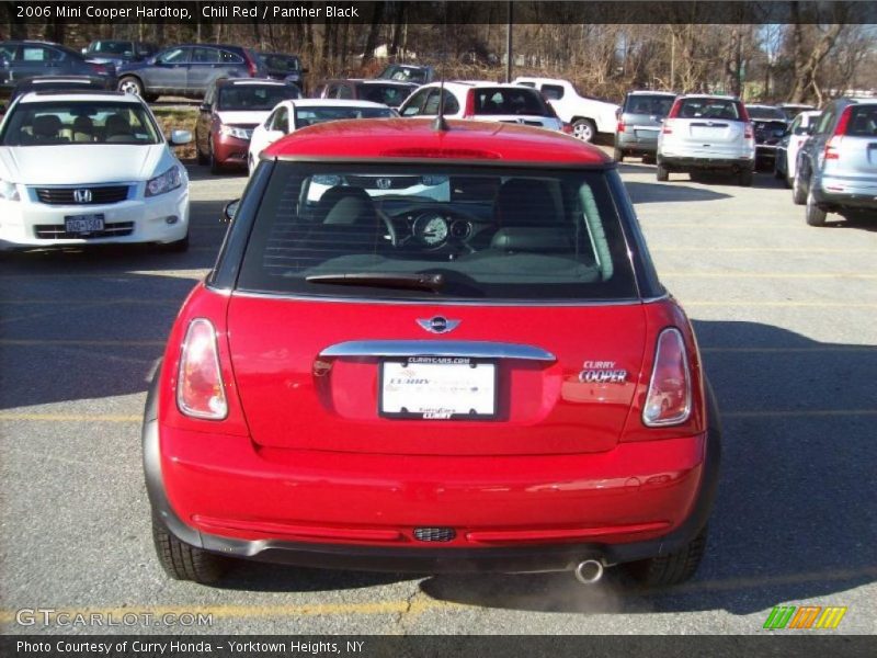 Chili Red / Panther Black 2006 Mini Cooper Hardtop