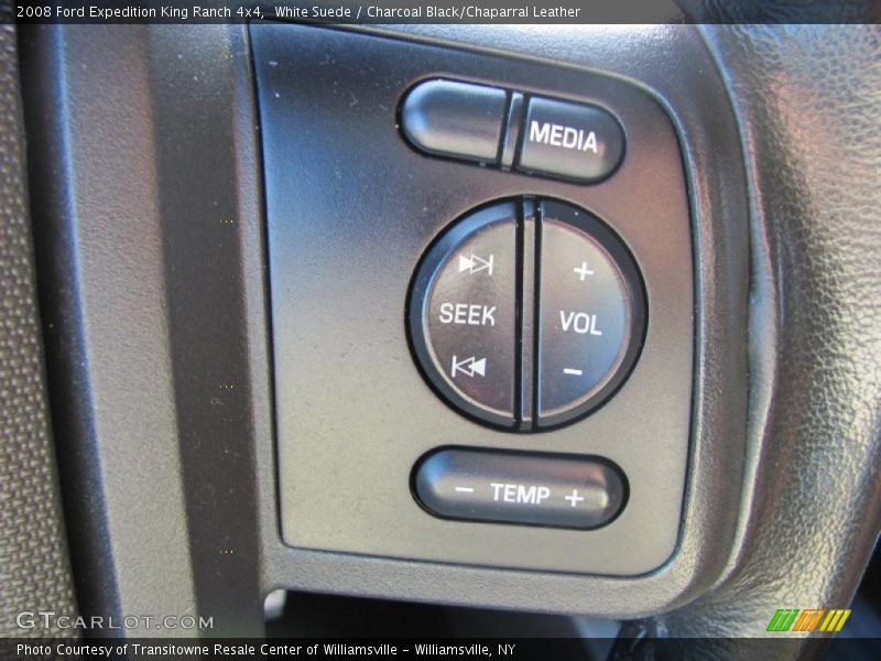 White Suede / Charcoal Black/Chaparral Leather 2008 Ford Expedition King Ranch 4x4