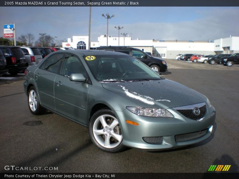 Sepang Green Metallic / Black 2005 Mazda MAZDA6 s Grand Touring Sedan