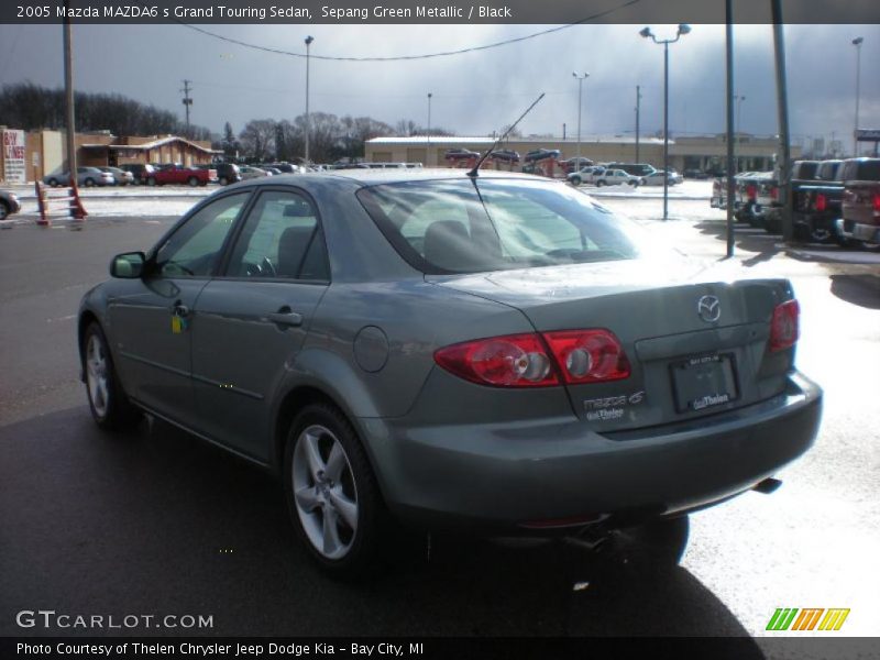 Sepang Green Metallic / Black 2005 Mazda MAZDA6 s Grand Touring Sedan