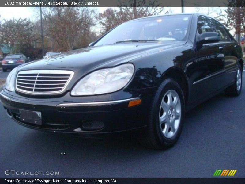 Black / Charcoal 2002 Mercedes-Benz S 430 Sedan