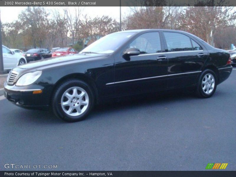 Black / Charcoal 2002 Mercedes-Benz S 430 Sedan