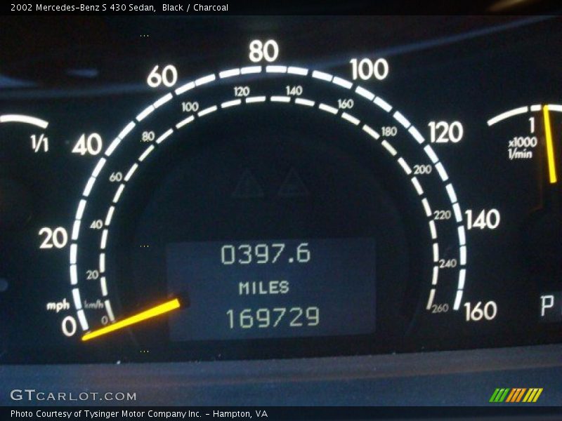Black / Charcoal 2002 Mercedes-Benz S 430 Sedan
