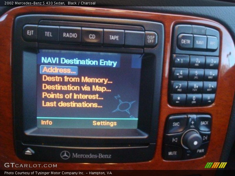 Black / Charcoal 2002 Mercedes-Benz S 430 Sedan