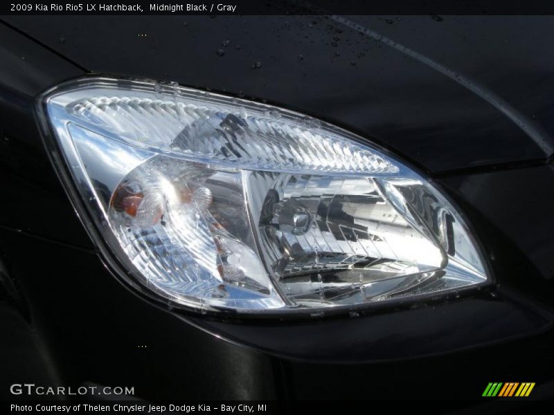 Midnight Black / Gray 2009 Kia Rio Rio5 LX Hatchback