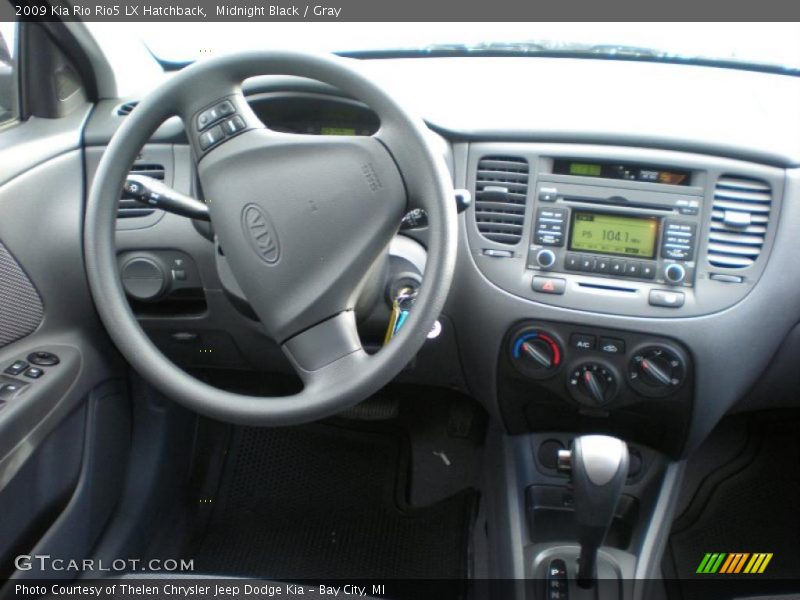Midnight Black / Gray 2009 Kia Rio Rio5 LX Hatchback