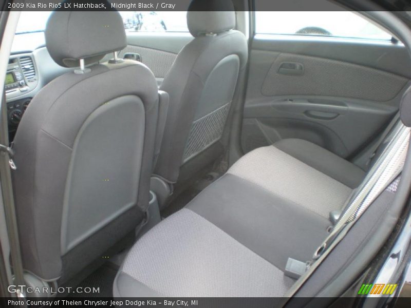 Midnight Black / Gray 2009 Kia Rio Rio5 LX Hatchback