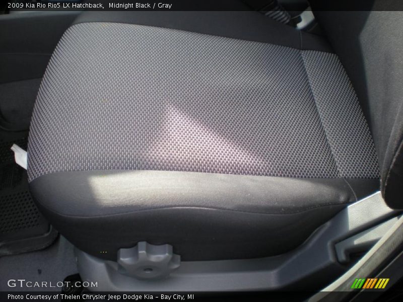 Midnight Black / Gray 2009 Kia Rio Rio5 LX Hatchback