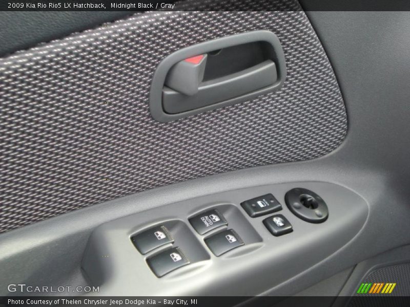 Midnight Black / Gray 2009 Kia Rio Rio5 LX Hatchback