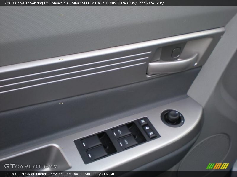 Silver Steel Metallic / Dark Slate Gray/Light Slate Gray 2008 Chrysler Sebring LX Convertible