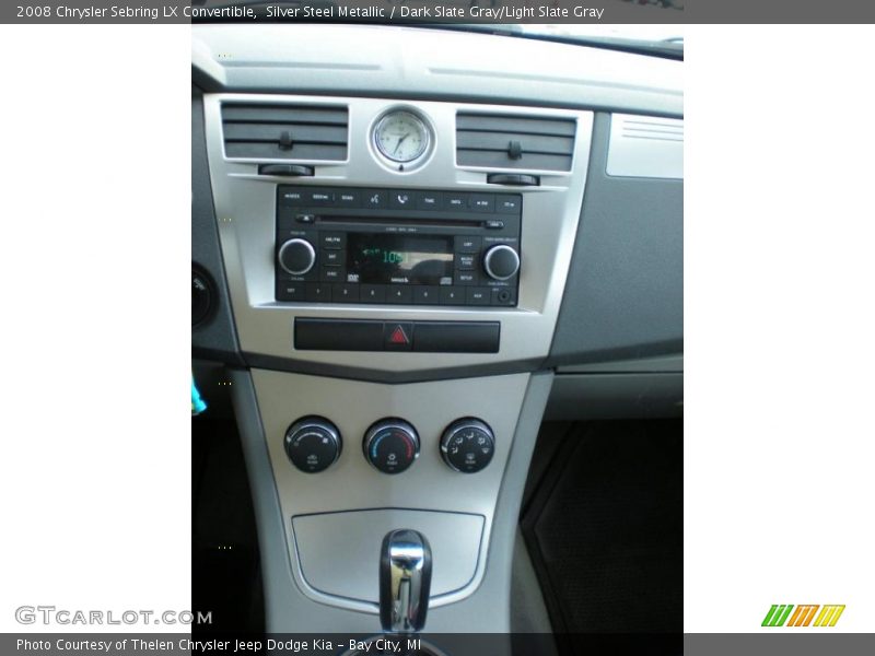 Silver Steel Metallic / Dark Slate Gray/Light Slate Gray 2008 Chrysler Sebring LX Convertible