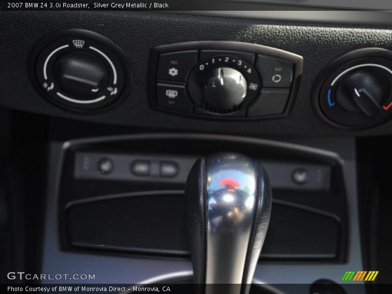 Silver Grey Metallic / Black 2007 BMW Z4 3.0i Roadster