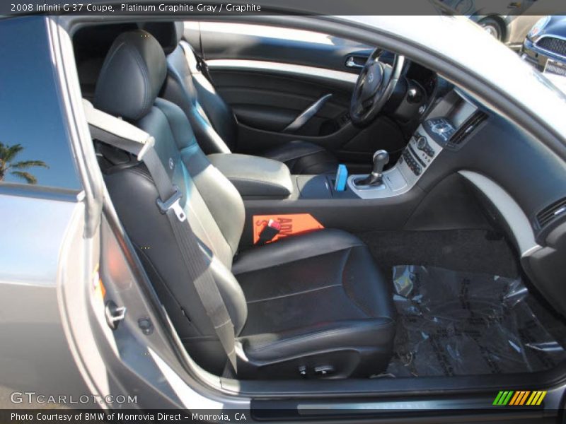  2008 G 37 Coupe Graphite Interior