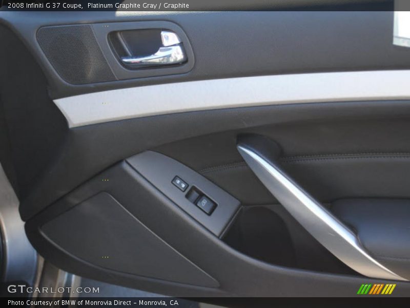 Platinum Graphite Gray / Graphite 2008 Infiniti G 37 Coupe