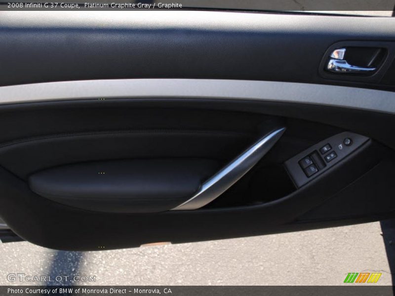Platinum Graphite Gray / Graphite 2008 Infiniti G 37 Coupe