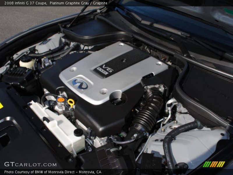 Platinum Graphite Gray / Graphite 2008 Infiniti G 37 Coupe
