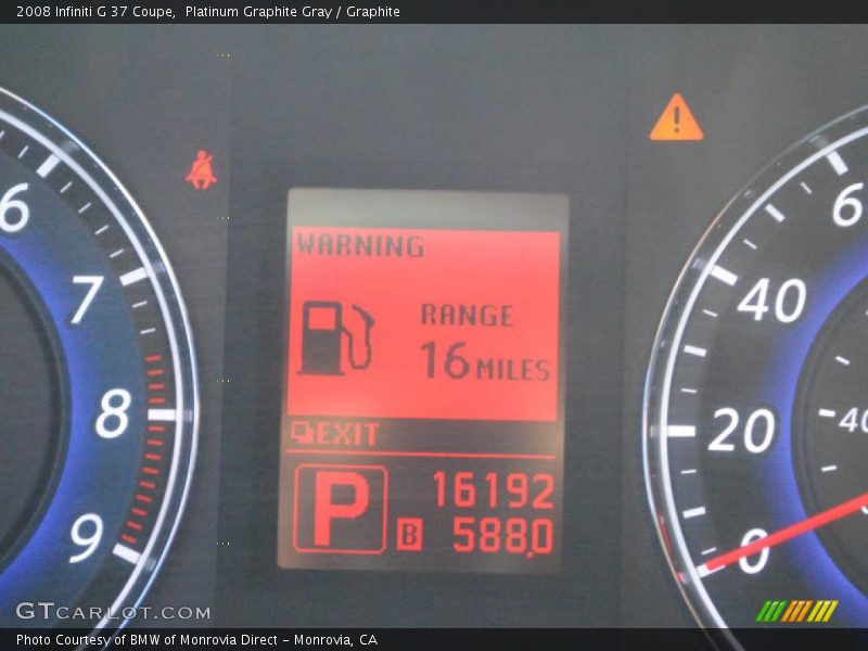 Platinum Graphite Gray / Graphite 2008 Infiniti G 37 Coupe