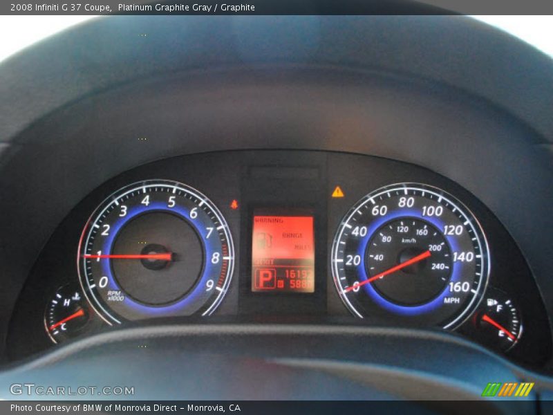 Platinum Graphite Gray / Graphite 2008 Infiniti G 37 Coupe