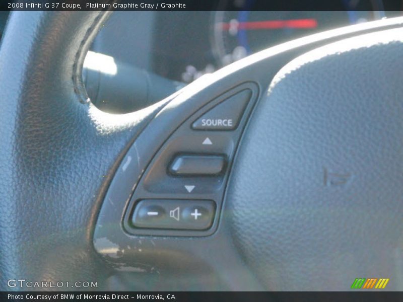 Platinum Graphite Gray / Graphite 2008 Infiniti G 37 Coupe