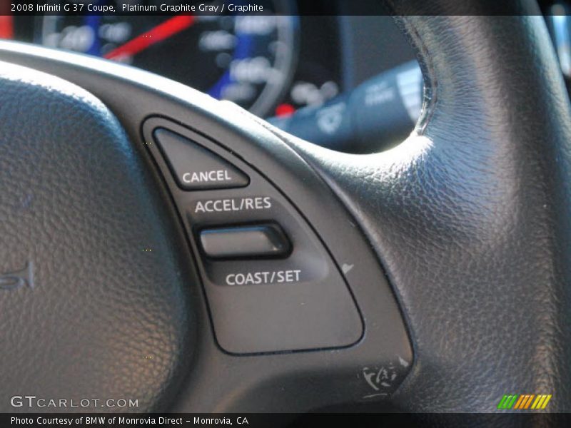Platinum Graphite Gray / Graphite 2008 Infiniti G 37 Coupe