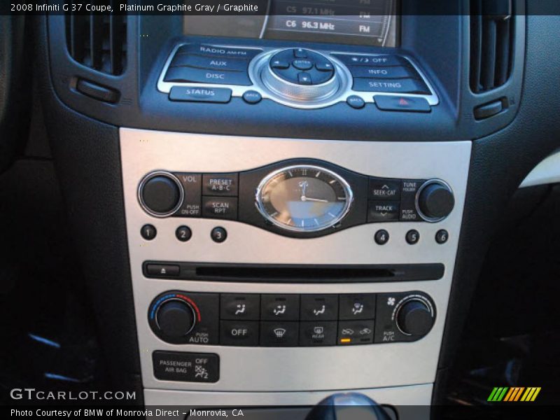 Platinum Graphite Gray / Graphite 2008 Infiniti G 37 Coupe