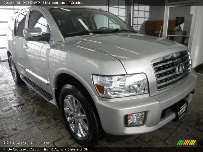 Silver Indulgence / Graphite 2010 Infiniti QX 56 4WD