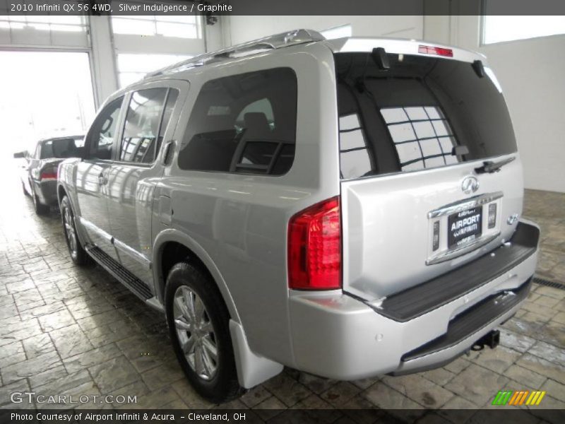 Silver Indulgence / Graphite 2010 Infiniti QX 56 4WD
