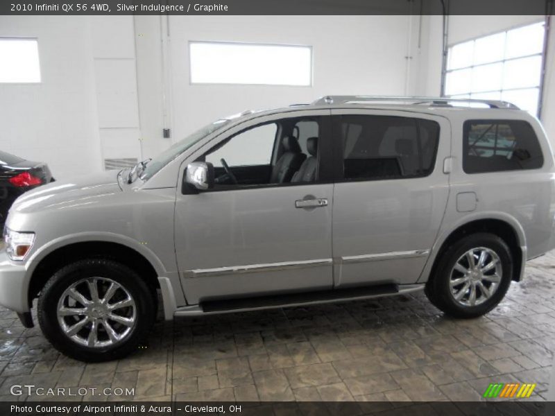 Silver Indulgence / Graphite 2010 Infiniti QX 56 4WD