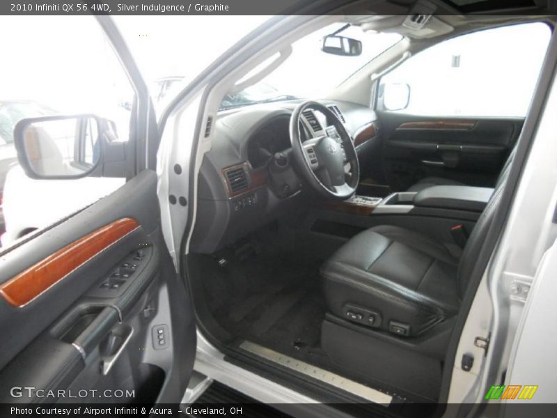 Silver Indulgence / Graphite 2010 Infiniti QX 56 4WD