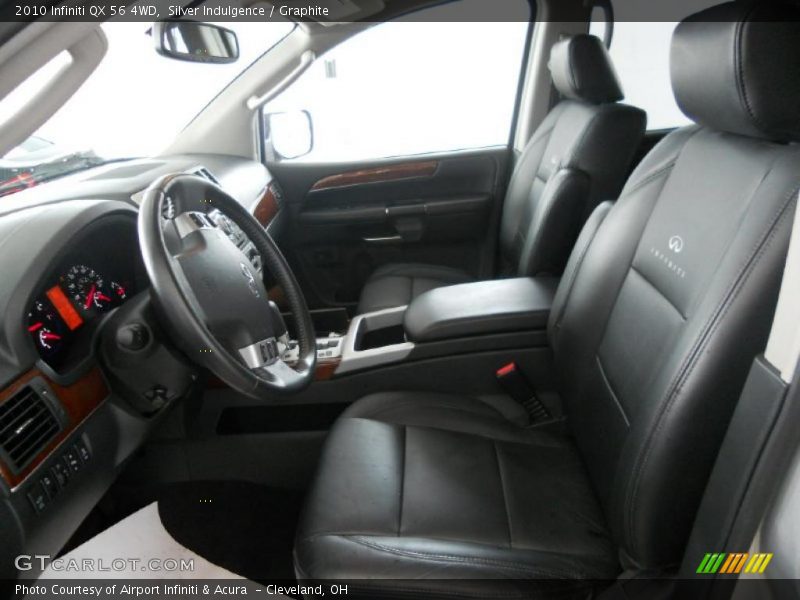  2010 QX 56 4WD Graphite Interior